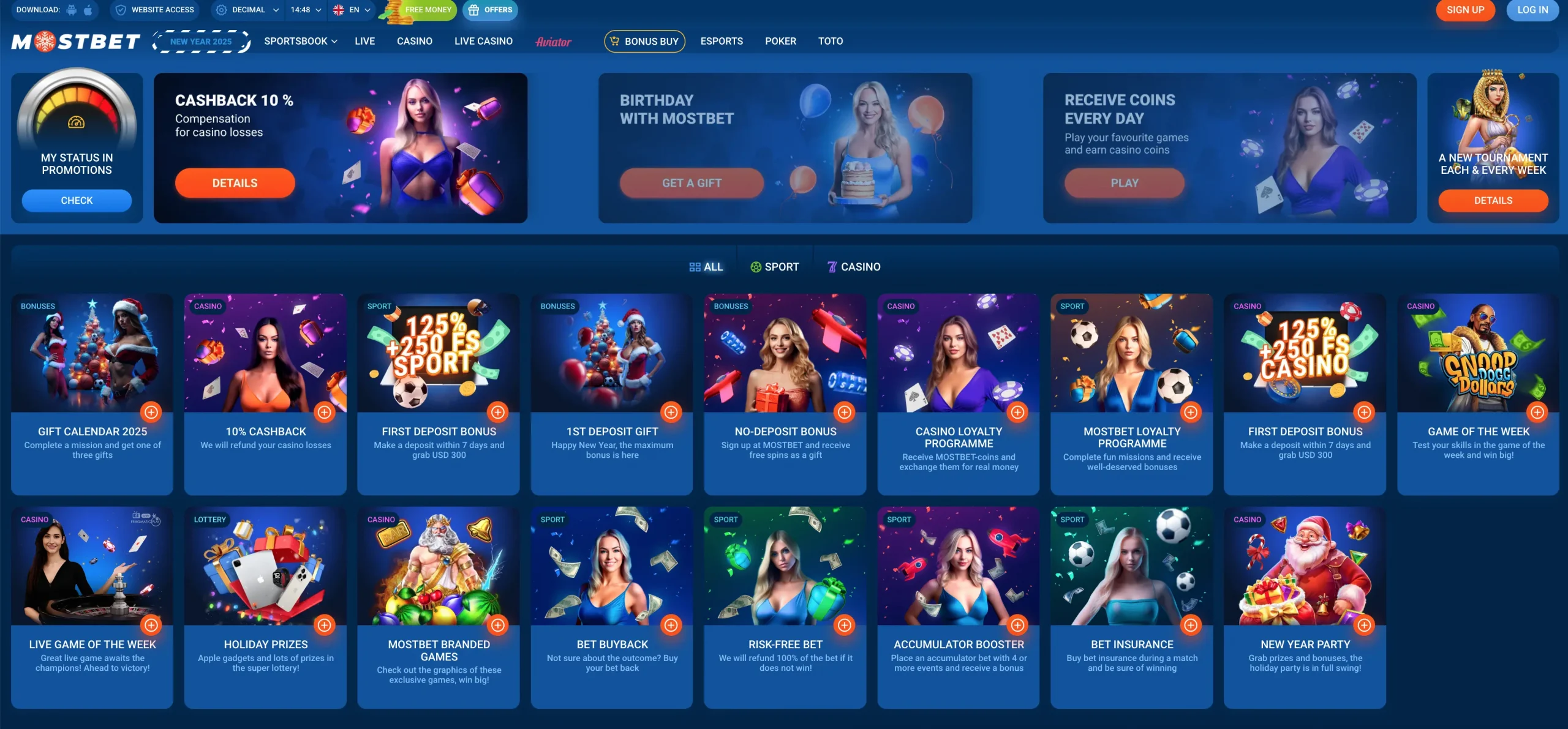mostbet bonus